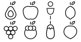 Good life fruit and vegetable chain supermarket Icon Icons