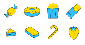 Hungry goods Icons