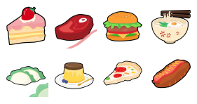 Late night snack Icons