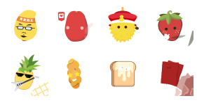 Nut snacks Icons