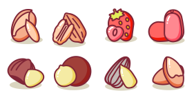 Strong food Icons