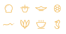 traditional Chinese medicine Icons