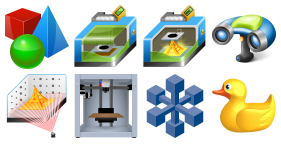 Free 3D Printer Icons