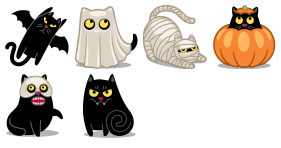 Halloween Cat Icons