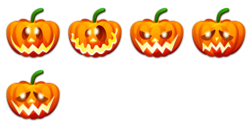 Halloween Emoticons Icons