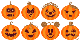 Halloween Wicked Wall Icons