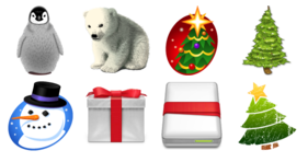 Happy Holidays 2005 Icons