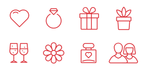 Valentine's Day Icon Icons
