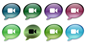 iChat multi-colours Icons