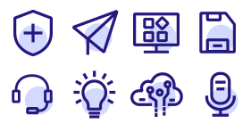 Internet commonly used Icons