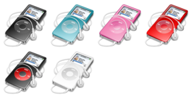 ipod nano colored Icons