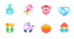 Baby bear mother shop Icons