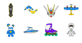 Megalith toy Icons