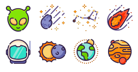 Space element icon Icons