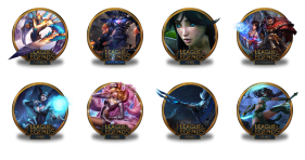 League Of Legends Gold Border Icons
