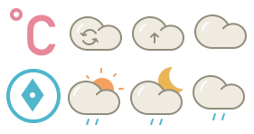 Lovely Weather Part 1 Icons