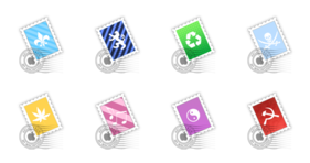 Mac Mail Stamp Icons Icons