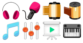 Multi-Media Icons