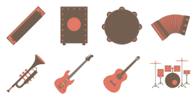 Musical instrument Icons