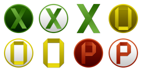 Microsoft Office Yosemite Icons