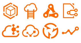 2022 complete collection of Alibaba cloud product icons (orange version) Icons