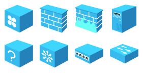 Blue device series Icons
