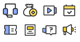 Business bicolor Icon Icons