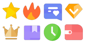 Color common icons Icons