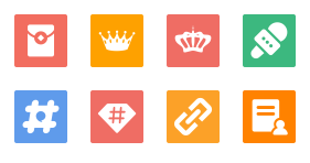 Color functional area icon Icons