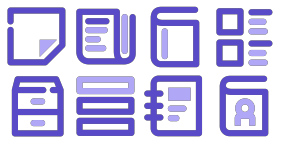Content list Icons