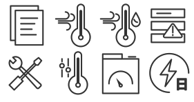 Energy monitoring Icons