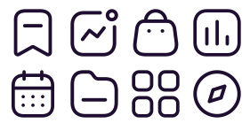 Essential icon（outline） Icons