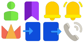 General - Multicolor Icons