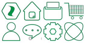 Linear green Icons