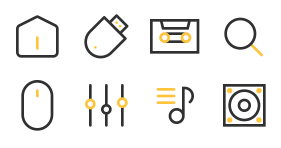 Linear Icon Library Icons