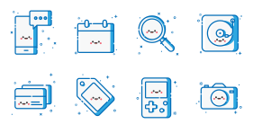 MBE Style Blue Icon Icons