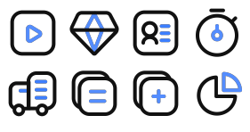 Merchant platform_ Bicolor Icons