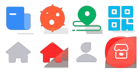 Multicolor universal Icon Icons