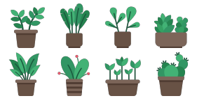 Potted plant Icon Icons