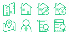 Real estate project related Icons