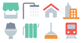 Rental and surrounding series Icon Icons
