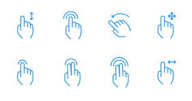 Screen gesture Icon Icons