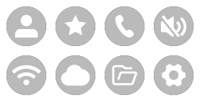 Simple round Icon Icons