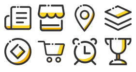 Small yellow Icon Icons