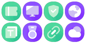 Super elliptical contrast Icon Icons