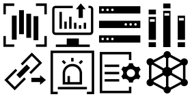 System integration data class statistics display icon Icons