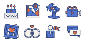 Travel shot multicolor Icon Icons