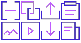 Two color linear Icon Icons