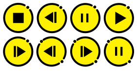 Video audio playback component Icons