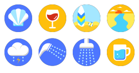 Water related area icon Icons